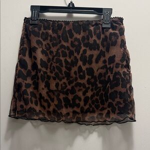 Princess Polly Wild Pattern Mini Skirt